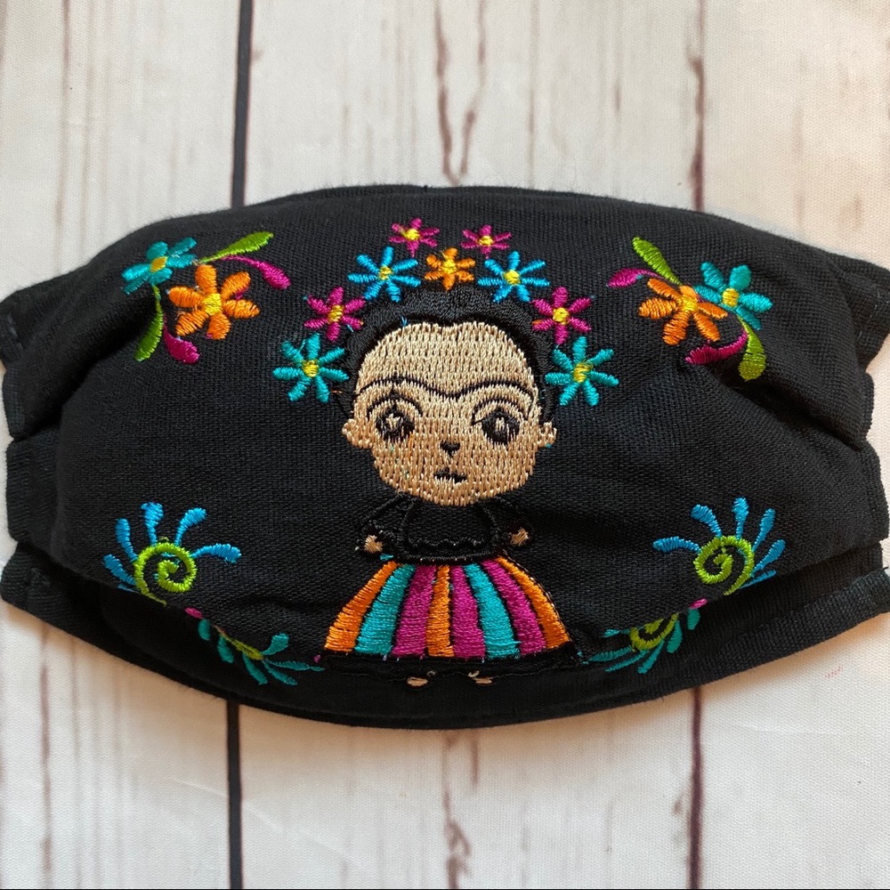 FACE MASK 💐 MEXICAN EMBROIDERED